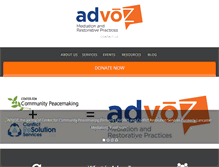 Tablet Screenshot of advoz.org